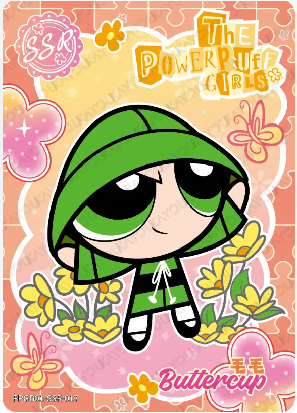 KAYOU The Powerpuff Girls L4 SSR Card (Pull-Rate: 1/3~1/3.93))