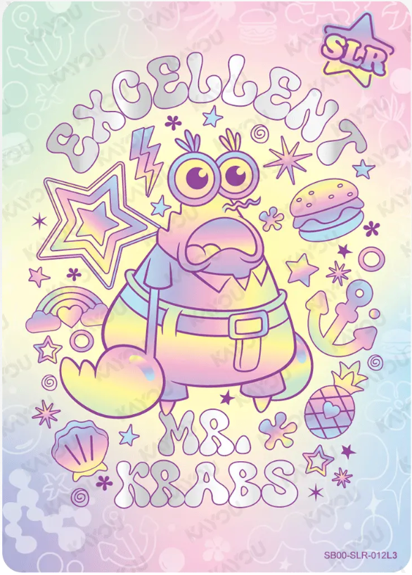 KAYOU SpongeBob L2 SLR Card (Pull Rate: 10%~20%)