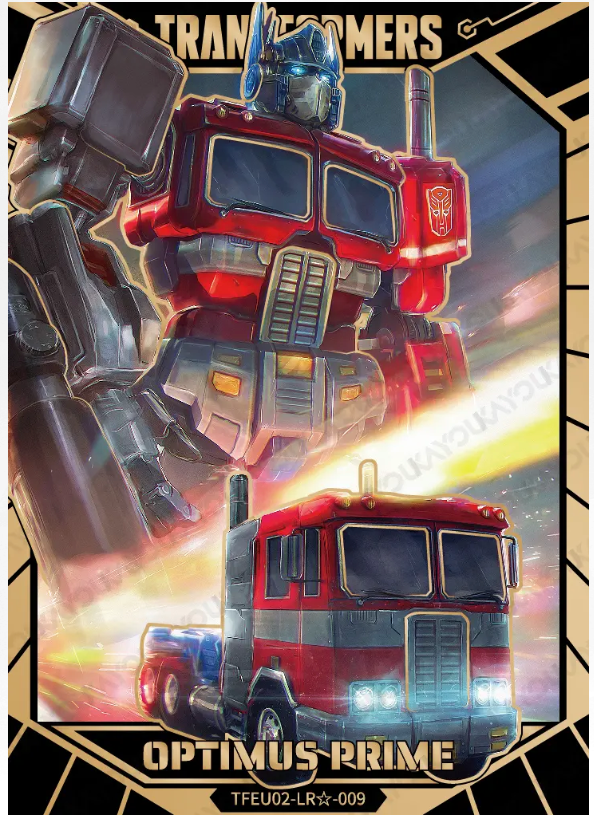 KAYOU Transformers L3 LR Card (Pull Rate: 0.39%~13.89%)