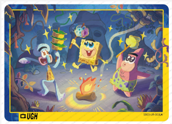 KAYOU SpongeBob L4 UR Card (Pull Rate: 6.54%~17.09%)