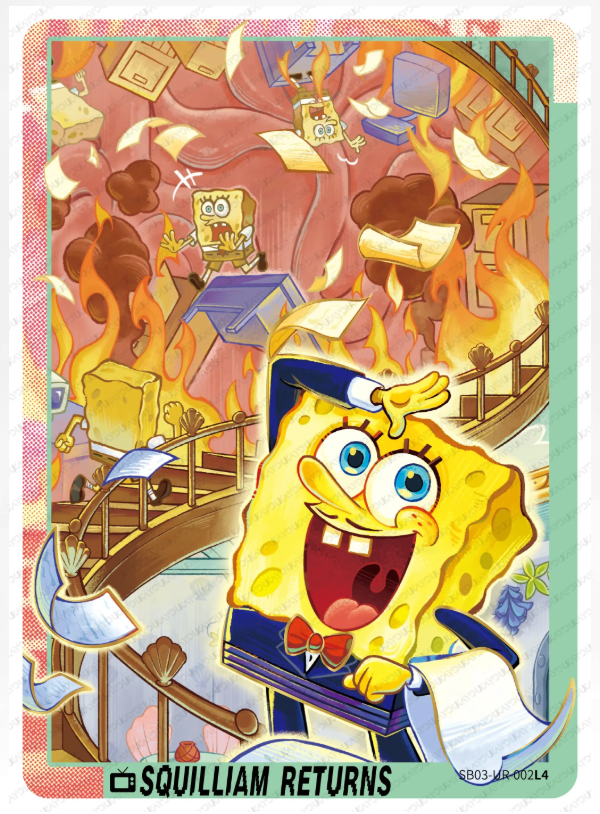 KAYOU SpongeBob L4 UR Card (Pull Rate: 6.54%~17.09%)