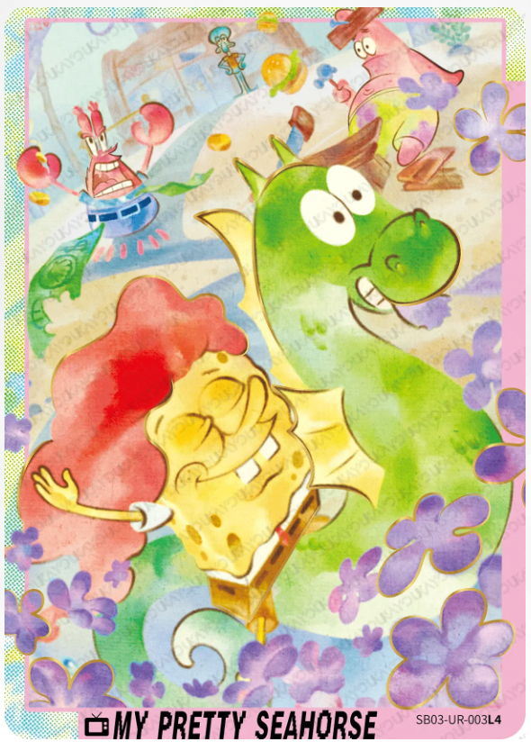 KAYOU SpongeBob L4 UR Card (Pull Rate: 6.54%~17.09%)