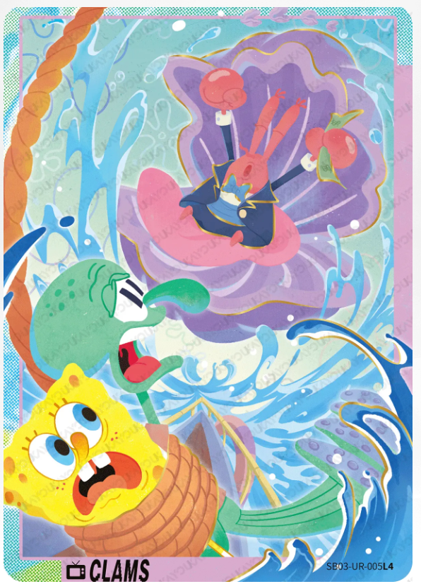 KAYOU SpongeBob L4 UR Card (Pull Rate: 6.54%~17.09%)