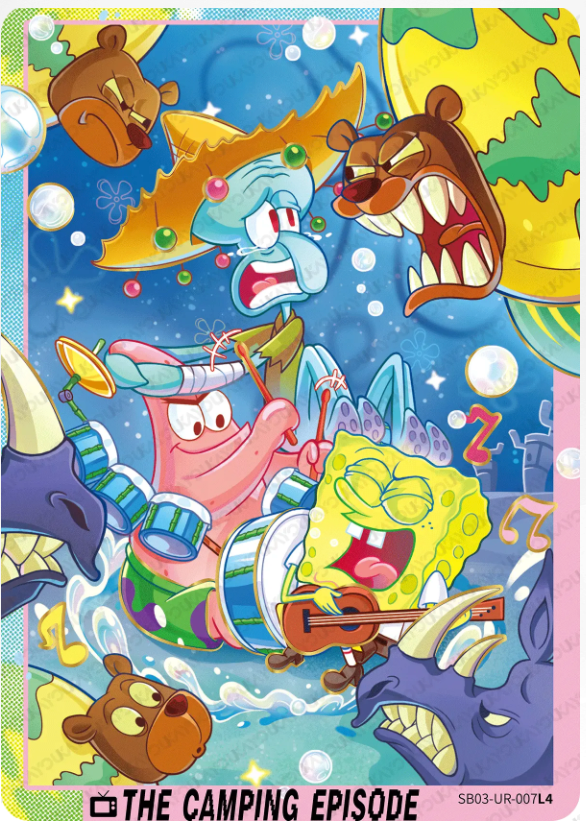 KAYOU SpongeBob L4 UR Card (Pull Rate: 6.54%~17.09%)