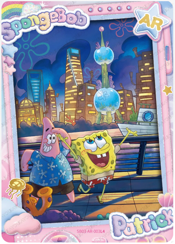 KAYOU SpongeBob L4 AR Card (Pull Rate: 0.83%~6.67%)