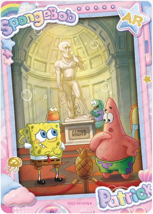 KAYOU SpongeBob L4 AR Card (Pull Rate: 0.83%~6.67%)