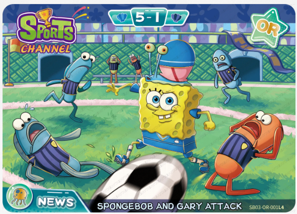 KAYOU SpongeBob L4 OR Card (Pull Rate: 1.67%~3.75%)
