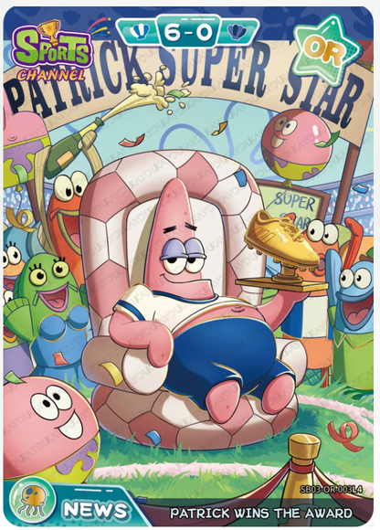 KAYOU SpongeBob L4 OR Card (Pull Rate: 1.67%~3.75%)