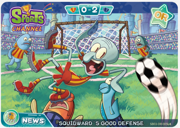 KAYOU SpongeBob L4 OR Card (Pull Rate: 1.67%~3.75%)