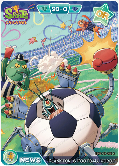 KAYOU SpongeBob L4 OR Card (Pull Rate: 1.67%~3.75%)