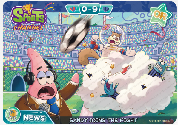 KAYOU SpongeBob L4 OR Card (Pull Rate: 1.67%~3.75%)