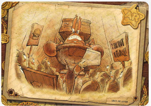 KAYOU SpongeBob L4 AR Card (Pull Rate: 0.83%~6.67%)