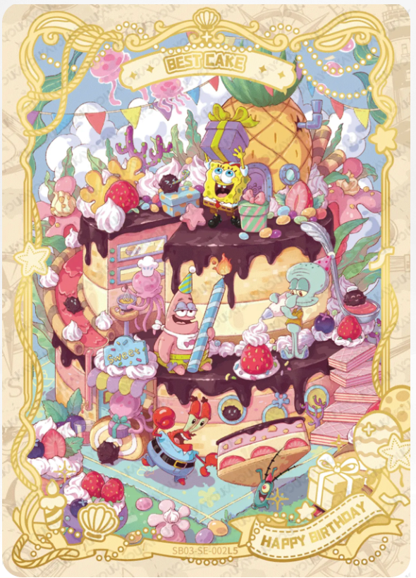 KAYOU SpongeBob L5 SE Card (Pull Rate: 0.15%~0.27%)
