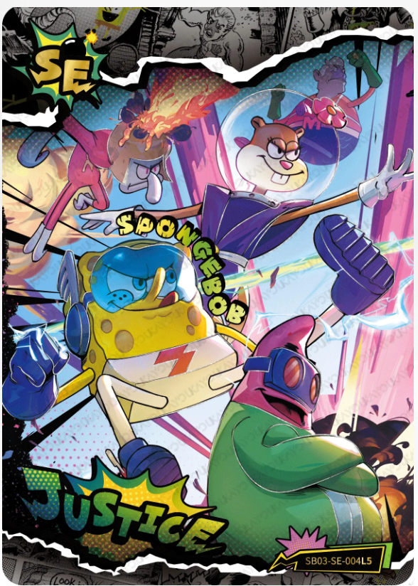 KAYOU SpongeBob L5 SE Card (Pull Rate: 0.15%~0.27%)