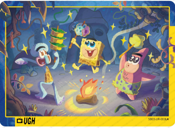 KAYOU SpongeBob L4 UR Card (Pull Rate: 6.54%~17.09%)