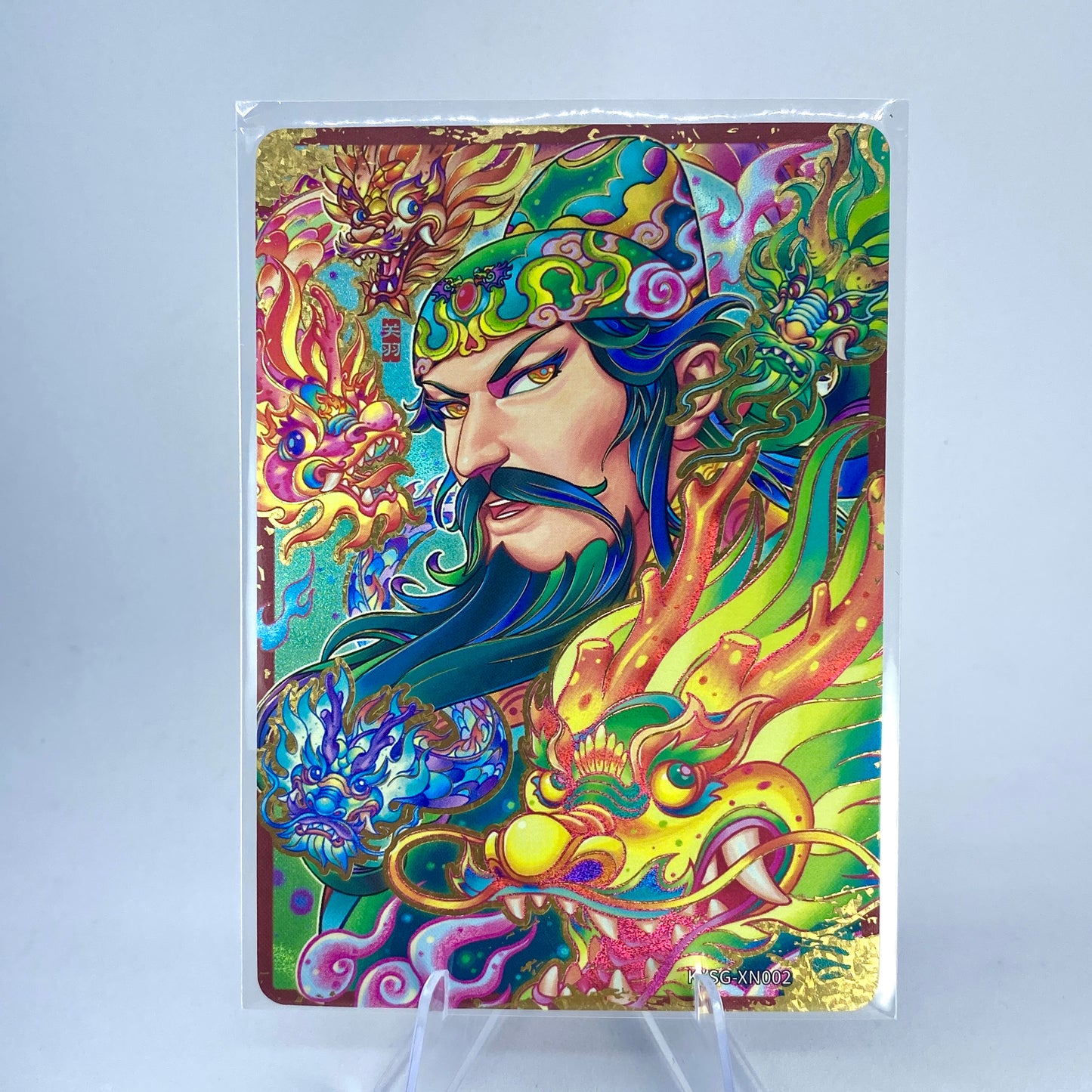 KAYOU Three Kingdoms 2024 Dragon Gift Box - Theme Card - Guan Yu (002)