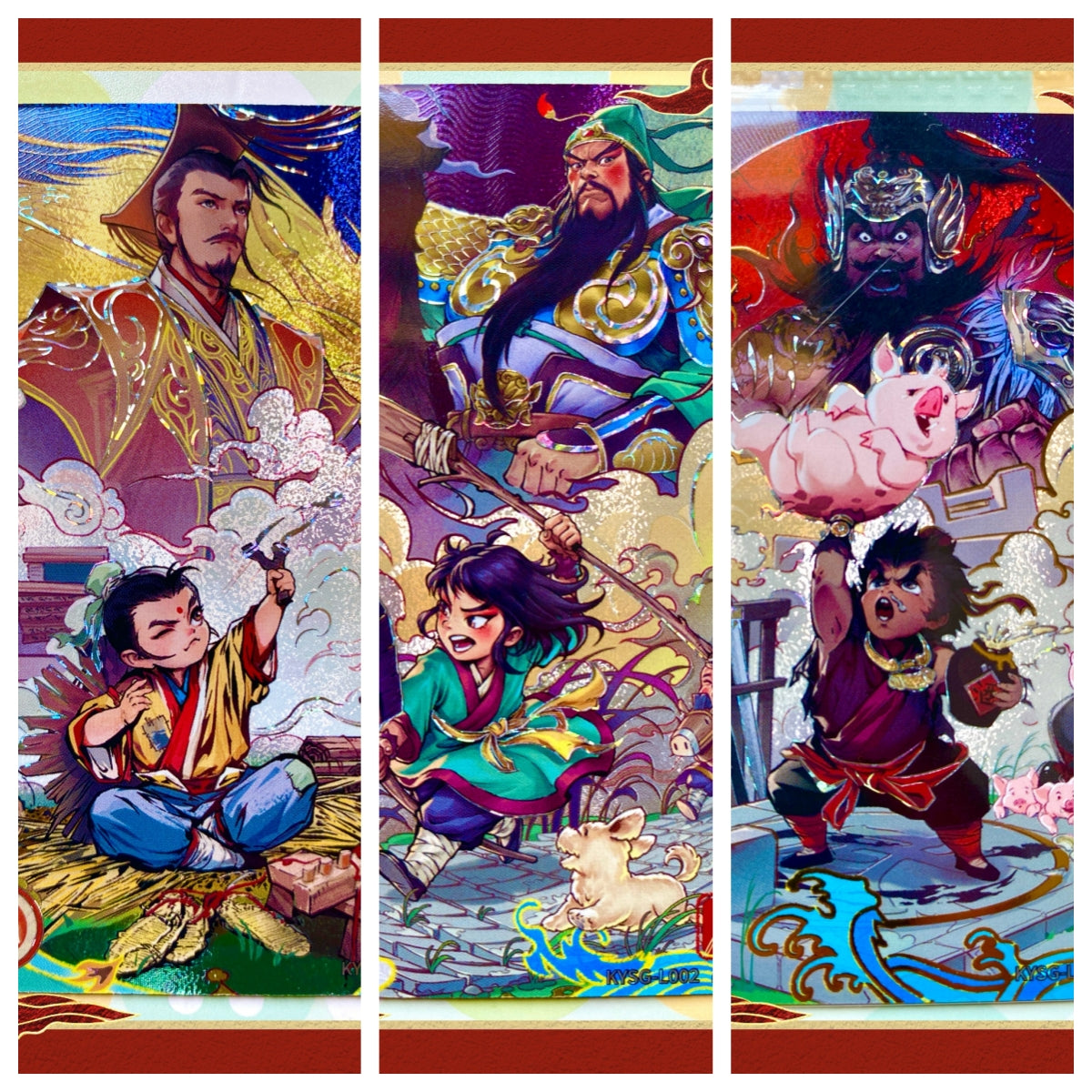 KAYOU Three Kingdoms Collection - Wave 1 - Fleeting Legendary Set (001-003)